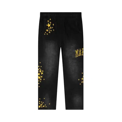 Pre-owned Market Galaxy Arc Open Bottom Sweatpants 'pirate Black' | Men's Size S