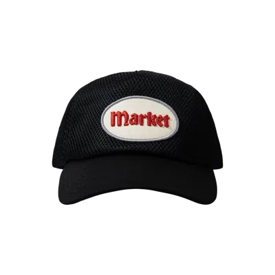 Market Garage Trucker Hat In Black