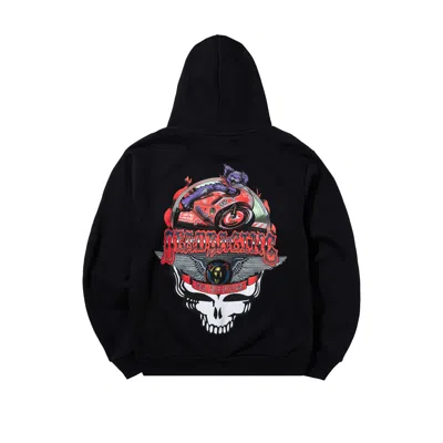 Gd X  Stealie Moto Bear Hoodie In Black from Market