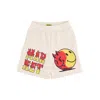 Market Good And Evil Sweatshorts X Smiley Cream Men's Short Tracksuit Pants In Cream