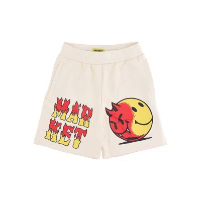 Market Good And Evil Sweatshorts X Smiley Cream Men's Short Tracksuit Pants