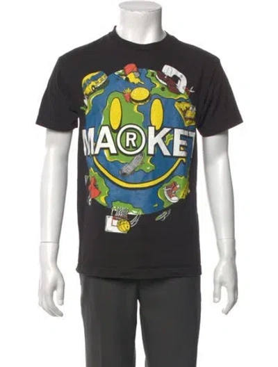Pre-owned Market Graphic Print Crew Neck T-shirt In Multi