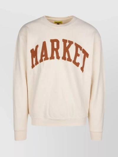 MARKET GRAPHIC PRINT CREWNECK SWEATER