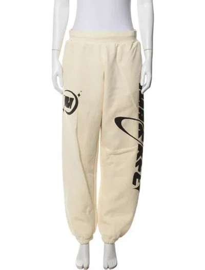 Pre-owned Market Graphic Print Sweatpants In Neutrals