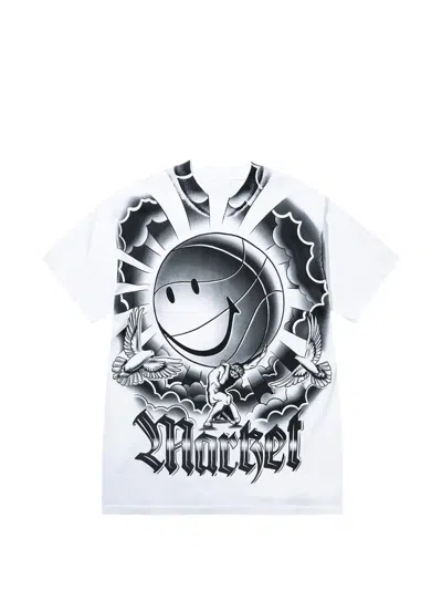 Market Graphic-print T-shirt In White