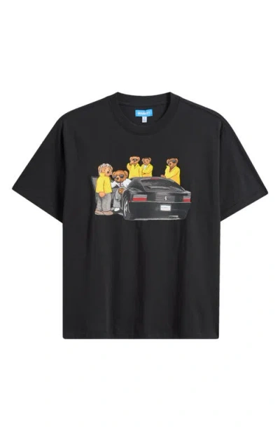 Market High Security Bear Cotton Graphic T-shirt