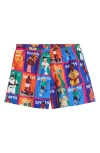 Market Illustrated Tech Shorts