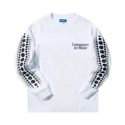 Pre-owned Market Infinity Gourd Long-sleeve T-shirt 'white' | Men's Size Xxl