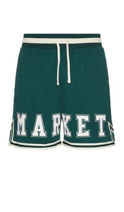 Market International Game Shorts In Green