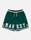 Market International Game Shorts In Green