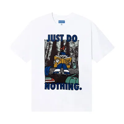 Pre-owned Market Just Do Nothing T-shirt 'white' | Men's Size Xl