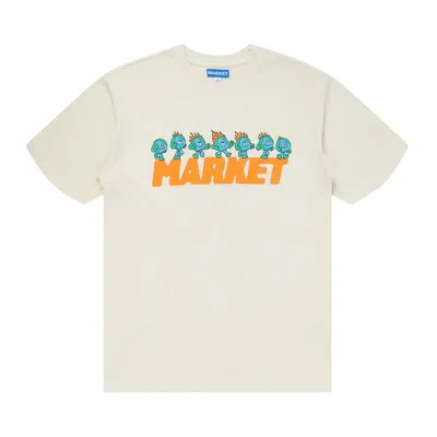 Pre-owned Market Keep Going T-shirt 'ecru' | Cream | Men's Size L