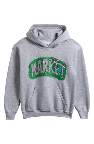 Market Kids' City Streets Graphic Hoodie In Ash-grey