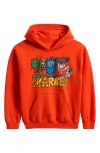 Market Kids' My Squad Graphic Hoodie In Orange