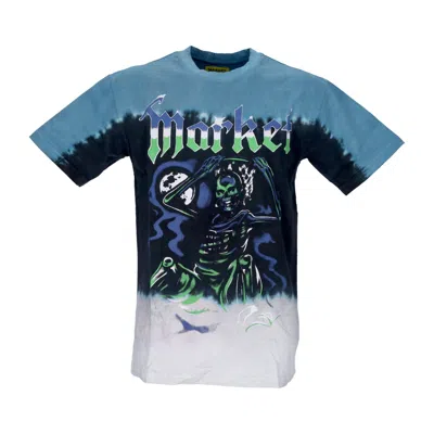 Market Killing The Game Glow In The Dark Tee Dark Tie Dye Men's T-shirt In Multi