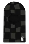 Market Checked-pattern Balaclava In Black