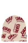 Market Intarsia-pattern Beanie In Ivory