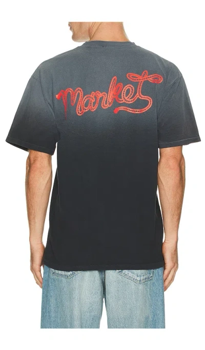 Market Lasso Lockup Tee In Black