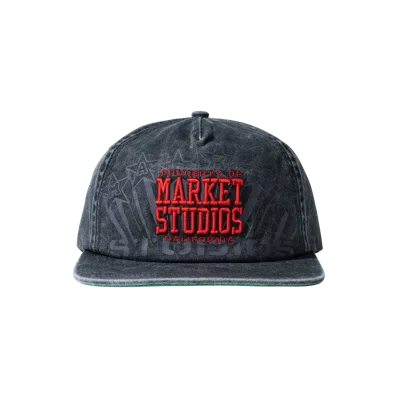 Market Locally Respected 5-panel Hat In Black