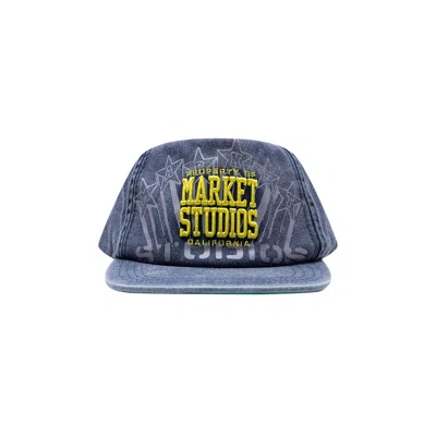 Pre-owned Market Locally Respected 5-panel Hat 'future Dusk' | Blue | Men's Size Onesize
