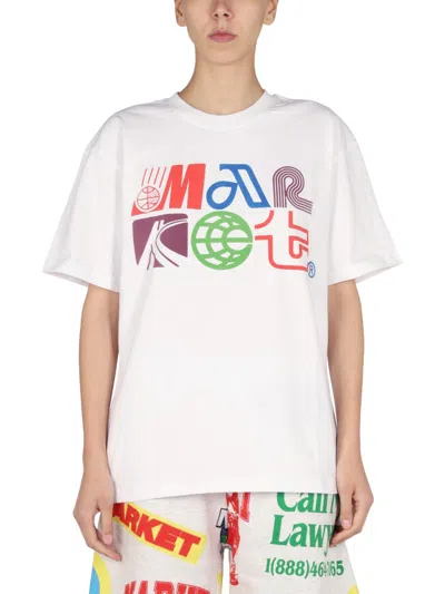 MARKET MARKET LOGO PRINT T-SHIRT