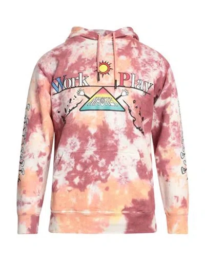 Market Man Sweatshirt Pastel Pink Size L Cotton
