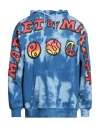 Market Man Sweatshirt Azure Size L Cotton In Blue