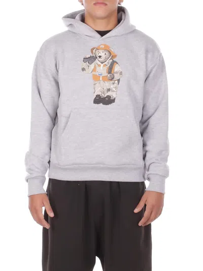 Market Man Sweatshirt F5mkmahs051 955 Hoodie Man Ash In Gray