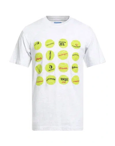 Market Man T-shirt Light Grey Size M Cotton In White