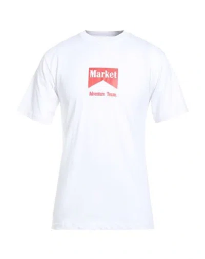 Market Man T-shirt White Size Xl Cotton