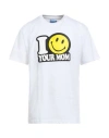 Market Your Mom Tee X Smiley White Men's T-shirt In White
