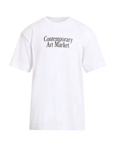 Market Man T-shirt White Size Xl Cotton