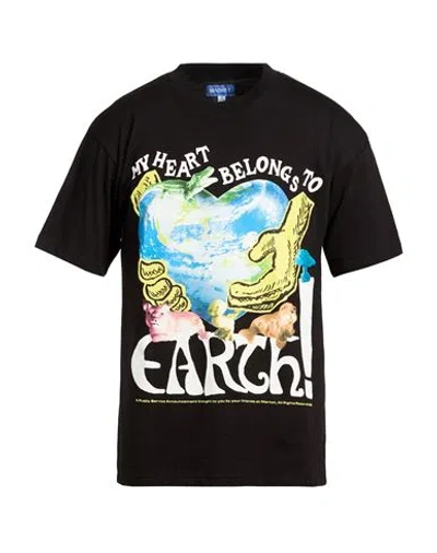 Market Man T-shirt Black Size M Cotton