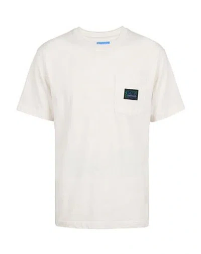 Market Man T-shirt Ivory Size M Cotton In Black