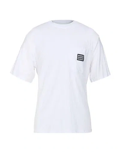 Market Man T-shirt White Size Xl Cotton