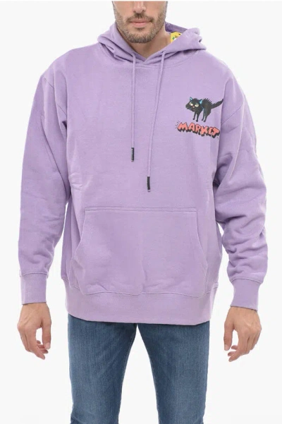 Market Maxi Patch Pocket Hoodie In Purple