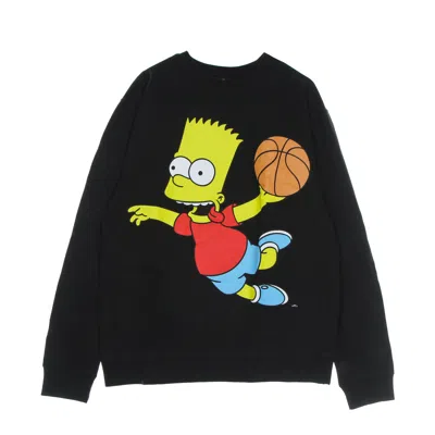 MARKET MEN'S CREWNECK SWEATSHIRT AIR BART CREWNECK SWEATSHIRT X THE SIMPSONS BLACK