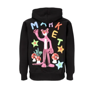 Market Men's Hoodie Nostalgia Hoodie X Pink Panther Black