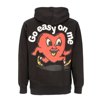 Market Men's Hoodie V-day Fragile Hoodie Washed Black