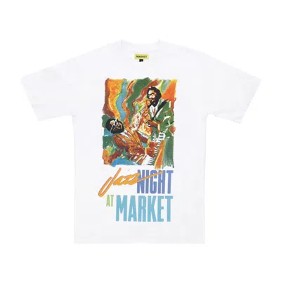 Market Men's Jazz Night Tee White T-shirt