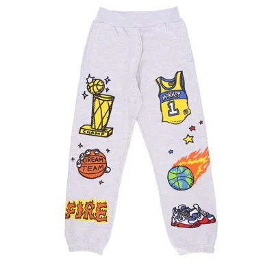 Market Men's Lightweight Tracksuit Pants Memorabilia Sweatpants Ash