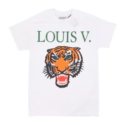 Market Men's Long Sleeve T-shirt Secret Club Louis The Tiger Tee White