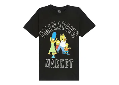 Pre-owned Market Men's  X The Simpsons Family Og T-shirt In Black