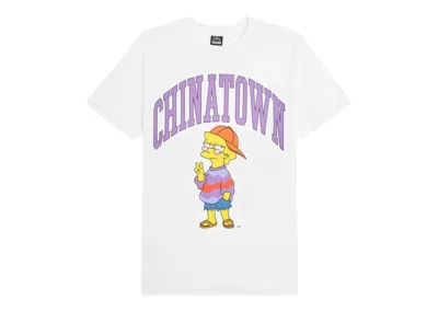 Pre-owned Market Men's  X The Simpsons Like You Know Whatever Arc T-shirt In White