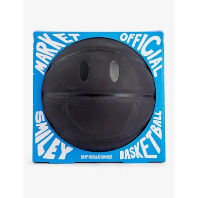 Market Mens Multi Smiley Branded Basketball In Black