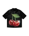 Market Men's Short Sleeve Graphic Camp Shirt In Black