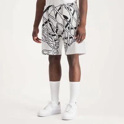 Market Men's Tracksuit Shorts Smiley In The Net Uv Shorts X Smiley White