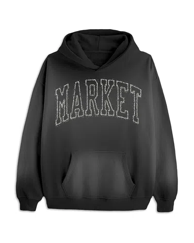 Market Men's Static Arc Logo Graphic Hoodie In Black
