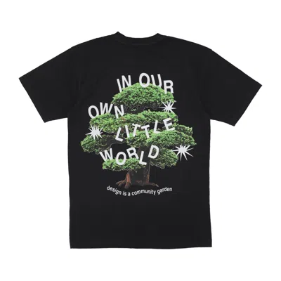 Market Men's T-shirt Community Garden Tee Washed Black