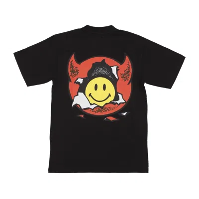 Market Men's T-shirt Smiley Inner Peace Tee Washed Black